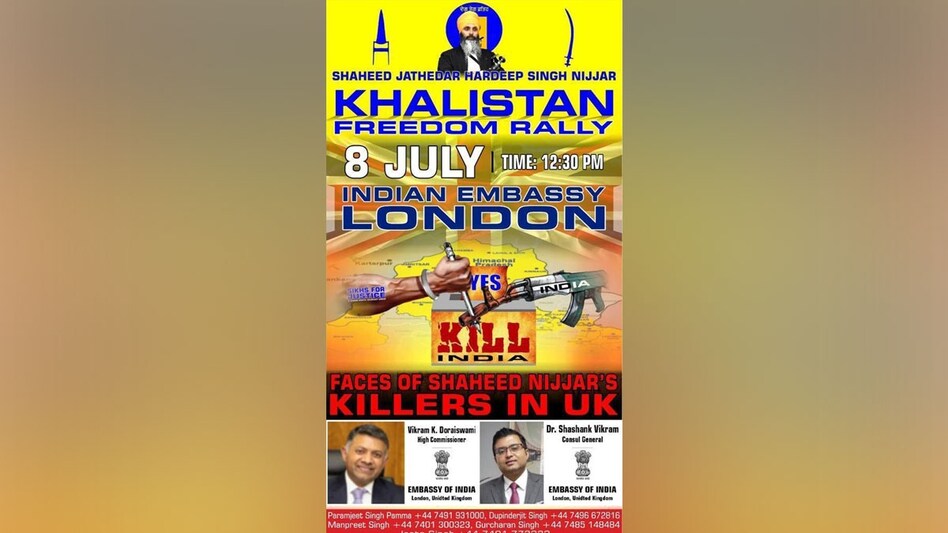 These posters falsely label them as “the faces of Hardeep Singh Nijjar’s killers in Vancouver” These posters falsely label them as “the faces of Hardeep Singh Nijjar’s killers in Vancouver”