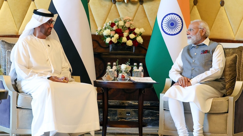 Memorandum of Understanding (MoUs) were signed between India and UAE in the presence of UAE President Mohammed bin Zayed Al Nahyan and PM Narendra Modi Memorandum of Understanding (MoUs) were signed between India and UAE in the presence of UAE President Mohammed bin Zayed Al Nahyan and PM Narendra Modi