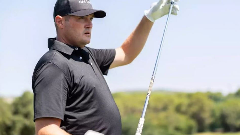 Day one co-leader Jason Kokrak of the US in action at Real Club in Valderrama. Image courtesy livgolf.com Day one co-leader Jason Kokrak of the US in action at Real Club in Valderrama. Image courtesy livgolf.com