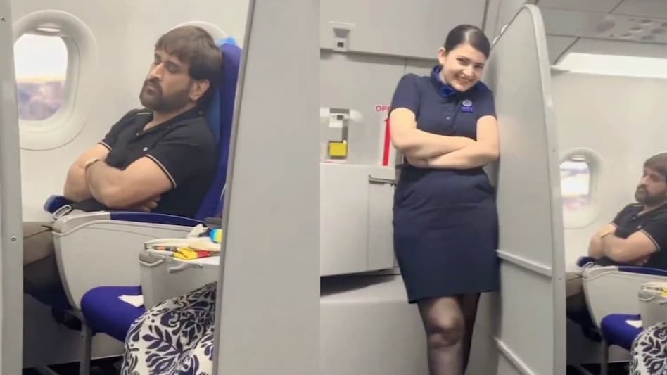 The air hostess who got this video recorded is now facing social media backlash for invading Dhoni’s privacy (Image: Twitter) The air hostess who got this video recorded is now facing social media backlash for invading Dhoni’s privacy (Image: Twitter)