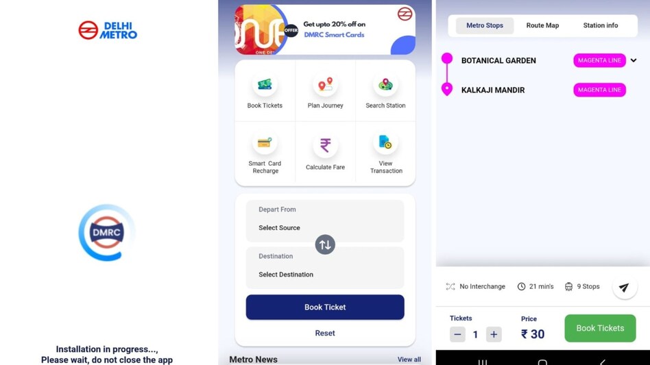 Delhi Metro travellers can now book tickets online with new DMRC Travel app: How to use Delhi Metro travellers can now book tickets online with new DMRC Travel app: How to use