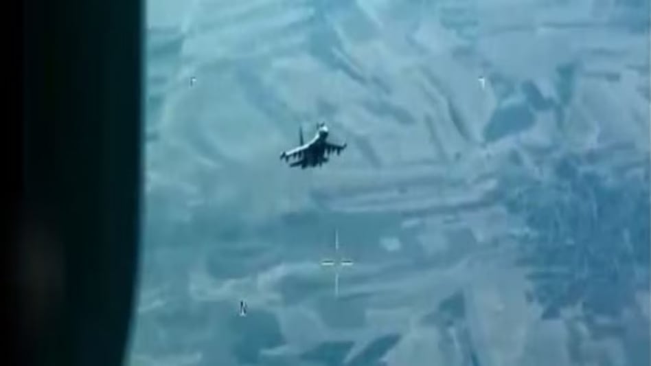 Russian fighter jet strikes American MQ-9 drone flying over Syria Russian fighter jet strikes American MQ-9 drone flying over Syria