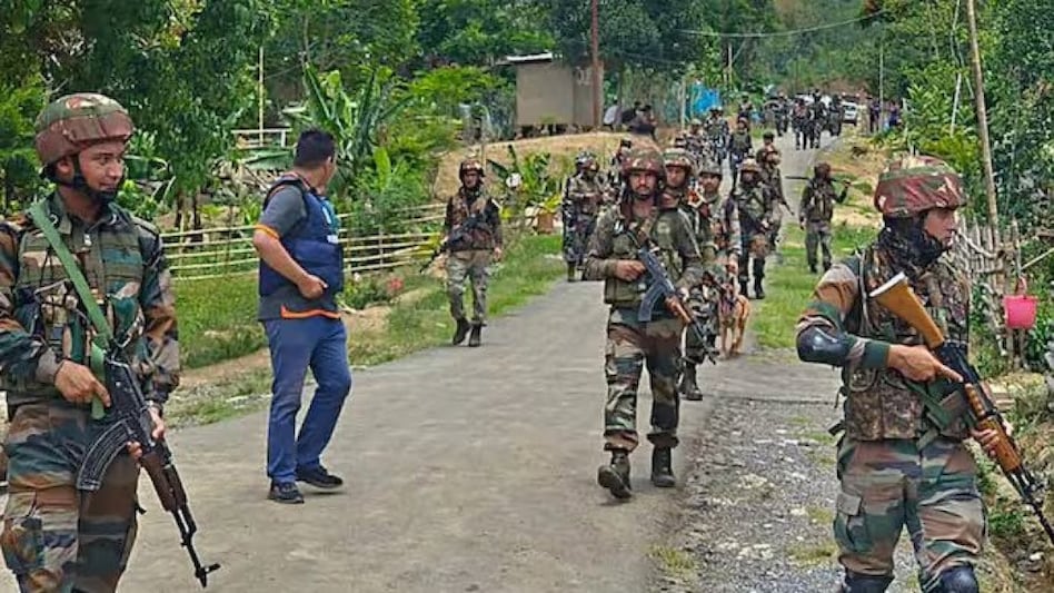 In another incident of violence, the house of an Indian Reserve Battalion (IRB) personnel was set on fire by a mob in the Thoubal district In another incident of violence, the house of an Indian Reserve Battalion (IRB) personnel was set on fire by a mob in the Thoubal district