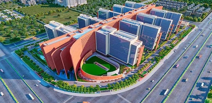 The construction of the Surat Diamond Bourse was masterminded by Indian architecture firm Morphogenesis The construction of the Surat Diamond Bourse was masterminded by Indian architecture firm Morphogenesis