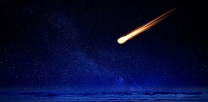 A woman in France was struck by a meteorite while enjoying coffee on a terrace with her friend. A woman in France was struck by a meteorite while enjoying coffee on a terrace with her friend.
