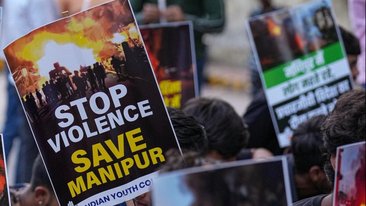 Tensions are flaring in Manipur after an almost two-month-old video of two women being paraded naked by armed miscreants went viral on social media platforms Tensions are flaring in Manipur after an almost two-month-old video of two women being paraded naked by armed miscreants went viral on social media platforms