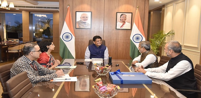 The two discussed the $2.75-billion assembly and testing plant Micron plans to build here The two discussed the $2.75-billion assembly and testing plant Micron plans to build here