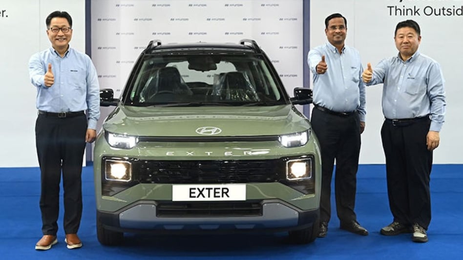 Hyundai Exter SUV launch today Hyundai Exter SUV launch today