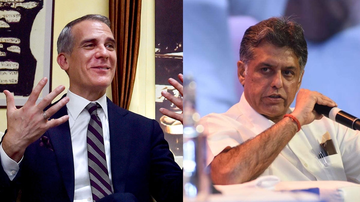 Manish Tewari slams US Ambassador Eric Garcetti for his Manipur remark Manish Tewari slams US Ambassador Eric Garcetti for his Manipur remark
