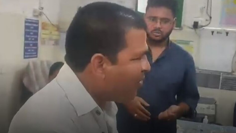 Notably, the action on the official came after he demanded money from a man from Barkheda village Notably, the action on the official came after he demanded money from a man from Barkheda village