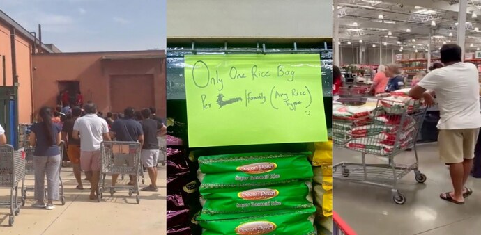 'Only 1 rice bag per family,' say US stores as NRIs hoard on rice after India curbs export 'Only 1 rice bag per family,' say US stores as NRIs hoard on rice after India curbs export
