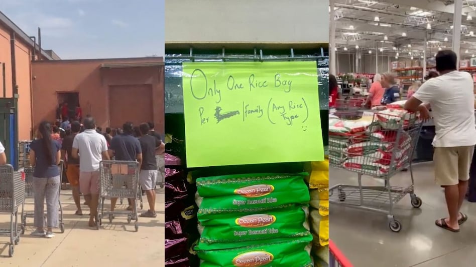 'Only 1 rice bag per family,' say US stores as NRIs hoard on rice after India curbs export 'Only 1 rice bag per family,' say US stores as NRIs hoard on rice after India curbs export