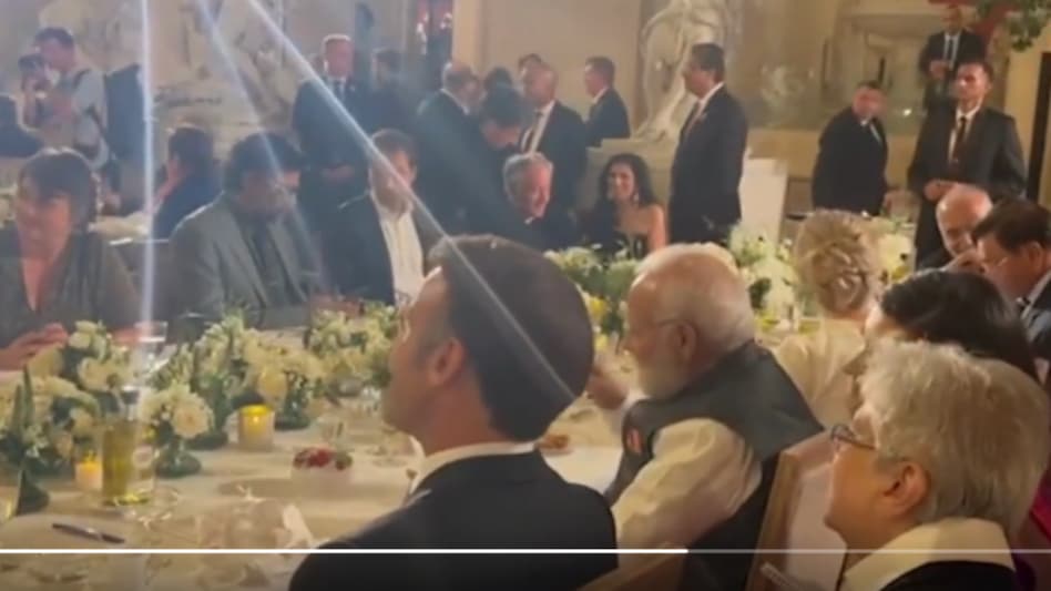 The banquet dinner was organised at Paris’ iconic Louvre Museum on July 14, French National Day The banquet dinner was organised at Paris’ iconic Louvre Museum on July 14, French National Day