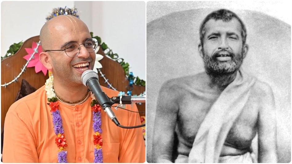 The monk also took a dig at Swami Vivekananda’s mentor Ramakrishna Paramhamsa. The monk also took a dig at Swami Vivekananda’s mentor Ramakrishna Paramhamsa.