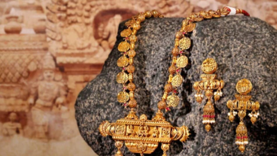 Tanishq gold 2025 temple jewellery