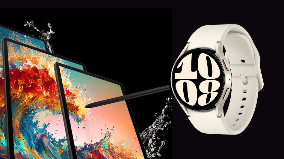 Samsung Galaxy Tab S9 series and Galaxy Watch6 series is now available for pre-booking in India. Samsung Galaxy Tab S9 series and Galaxy Watch6 series is now available for pre-booking in India.