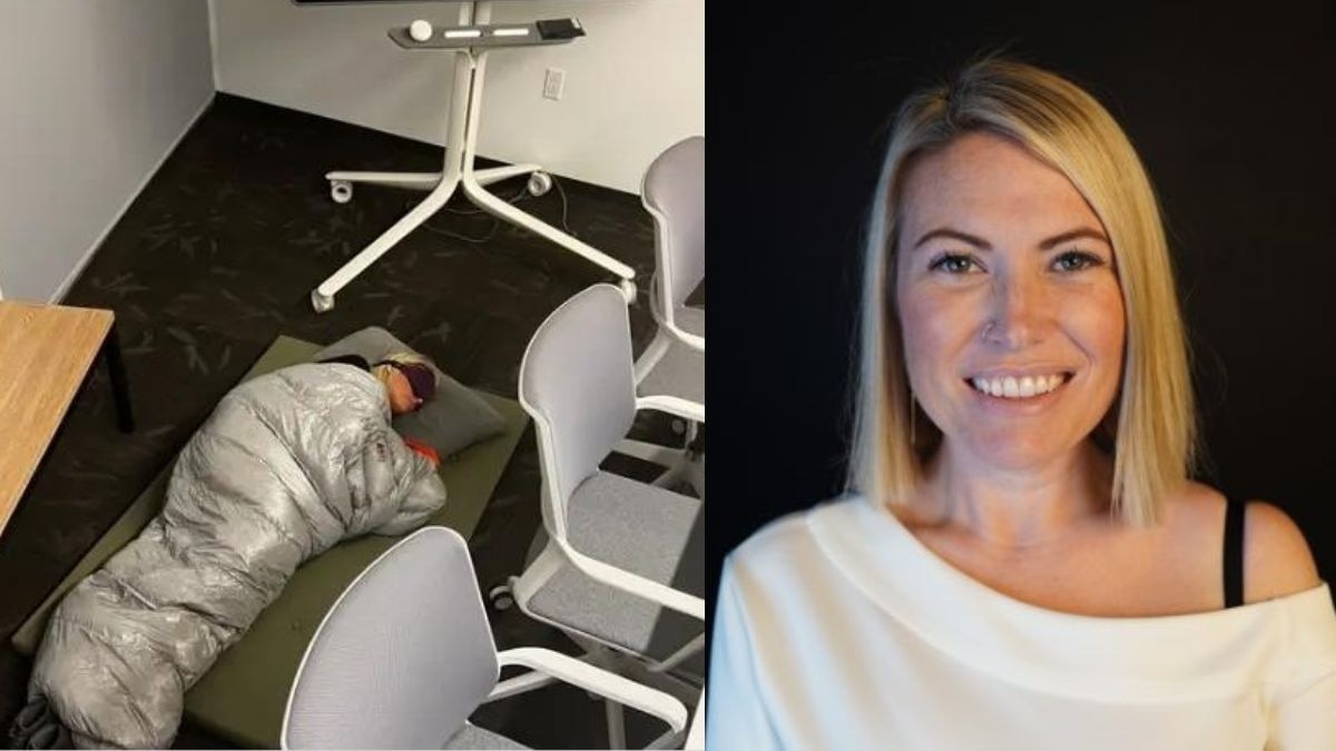 Esther Crawford became viral for sleeping on the office floor and later being fired by then-Twitter CEO Elon Musk. Esther Crawford became viral for sleeping on the office floor and later being fired by then-Twitter CEO Elon Musk.