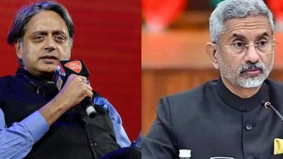 Tharoor said that his comment urging restraint was about Jaishankar's remarks at Cubbon Park, Bangalore Tharoor said that his comment urging restraint was about Jaishankar's remarks at Cubbon Park, Bangalore