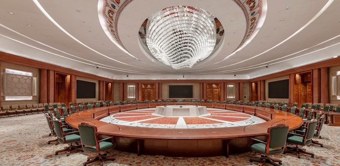 Additionally, the complex houses a magnificent amphitheatre with a seating capacity of 3,000 people Additionally, the complex houses a magnificent amphitheatre with a seating capacity of 3,000 people
