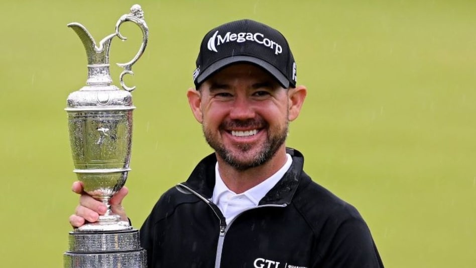 Brian Harman of the US with Claret Jug after his six-shot victory in the 151st Open Championship at Hoylake nesr Liverpool, England, on Sunday. Image courtesy Twitter. Brian Harman of the US with Claret Jug after his six-shot victory in the 151st Open Championship at Hoylake nesr Liverpool, England, on Sunday. Image courtesy Twitter.