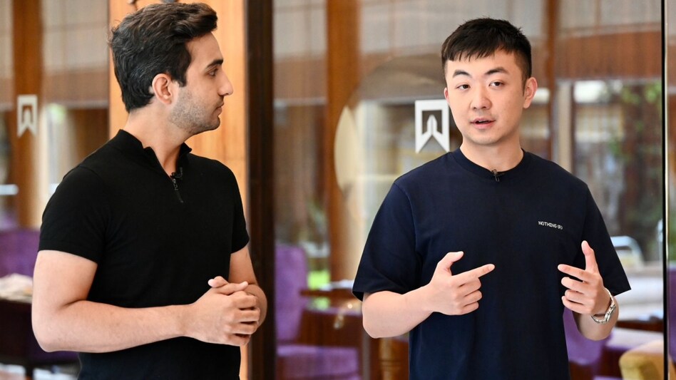Nothing founder and CEO Carl Pei (Right) with Business Today's Aayush Ailawadi (Photo: Hardik Chhabra)-9:16-9:16 Nothing founder and CEO Carl Pei (Right) with Business Today's Aayush Ailawadi (Photo: Hardik Chhabra)-9:16-9:16