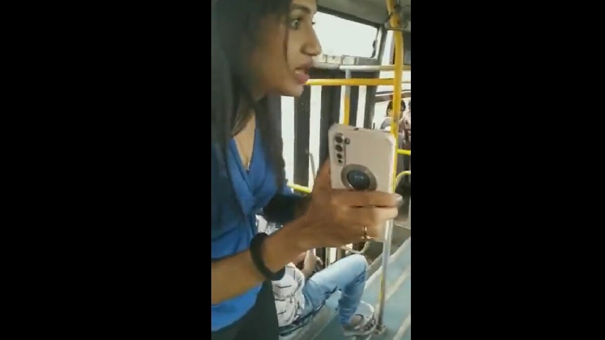 'Thanks Congress for this entertainment,' say netizens as Bengaluru bus conductor and woman passenger spar over ID card