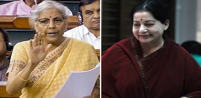 FM Nirmala Sitharaman mentioned the March 1989 incident where Jayalalithaa's saree was pulled in Tamil Nadu assembly. FM Nirmala Sitharaman mentioned the March 1989 incident where Jayalalithaa's saree was pulled in Tamil Nadu assembly.
