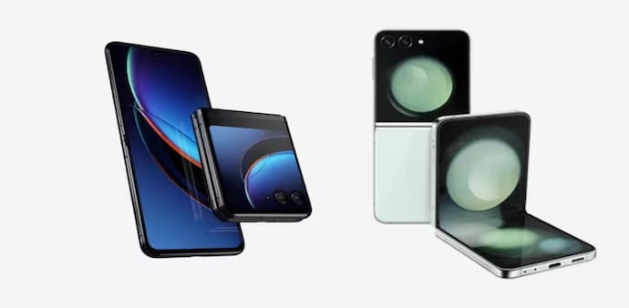 Moto Razr 40 Ultra vs Samsung Galaxy Z Flip5 Moto Razr 40 Ultra vs Samsung Galaxy Z Flip5