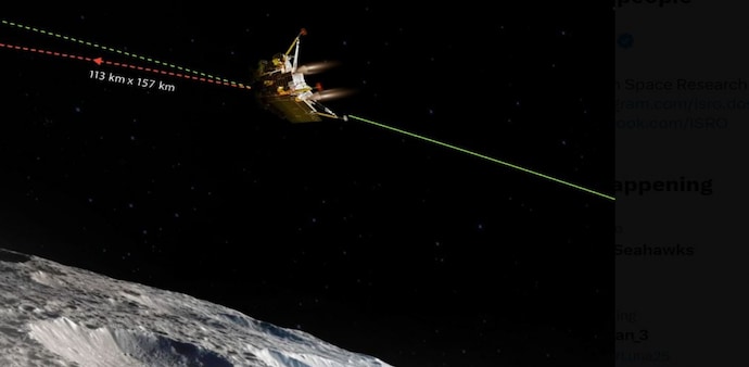 Isro said that Chandrayaan-3 will land on the south pole of the Moon at 6:04 pm on August 23. Isro said that Chandrayaan-3 will land on the south pole of the Moon at 6:04 pm on August 23.