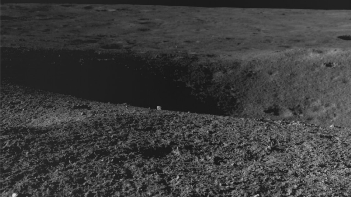 Chandryaan-3: The rover came across a 4-metre diameter crater on Sunday Chandryaan-3: The rover came across a 4-metre diameter crater on Sunday