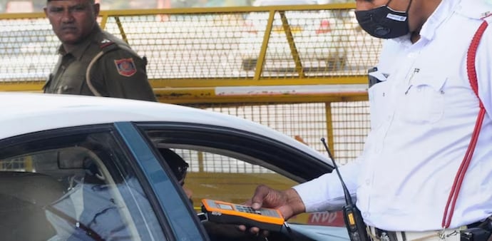 Delhi Traffic Police (PTI) Delhi Traffic Police (PTI)