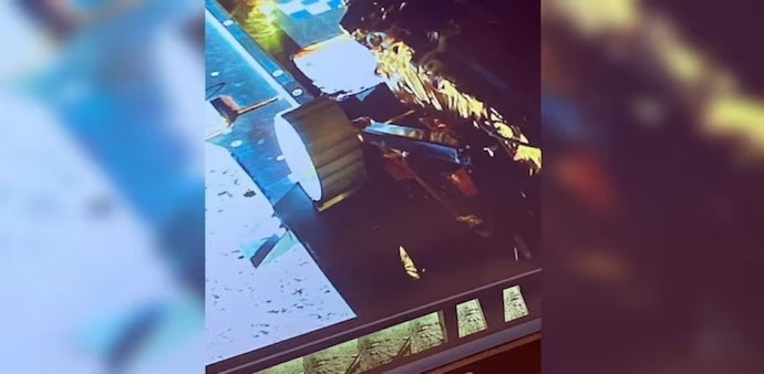 Chandrayaan-3’s Vikram Lander on Wednesday evening touched down on the southern pole of the Moon. Chandrayaan-3’s Vikram Lander on Wednesday evening touched down on the southern pole of the Moon.