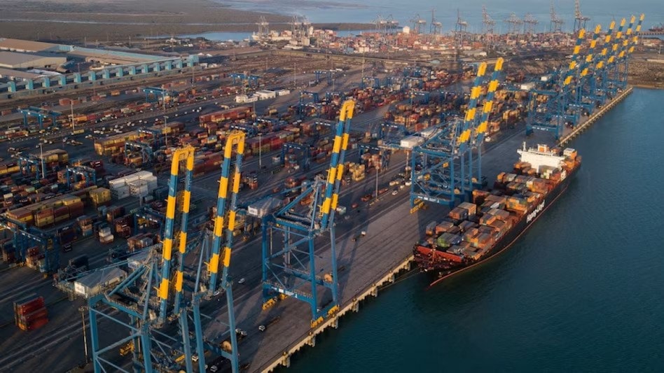 Adani Ports on Thursday said that it recorded bumper cargo volumes of 34 MMT in July this year -- a 7 per cent jump year-on-year (YoY) Adani Ports on Thursday said that it recorded bumper cargo volumes of 34 MMT in July this year -- a 7 per cent jump year-on-year (YoY)