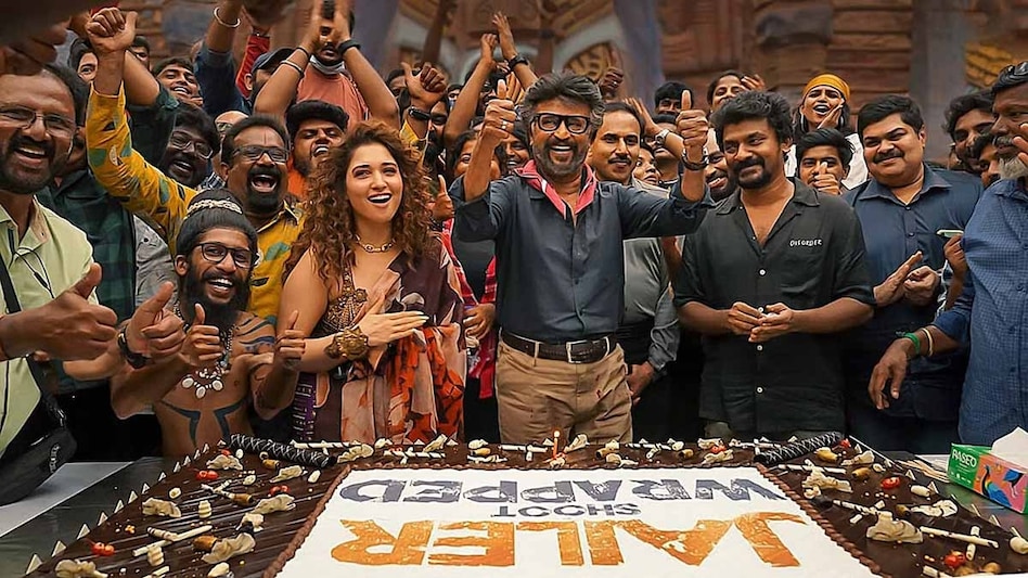 'Jailer' actors Rajnikanth and Tamannaah Bhatia with director Nelson Dilipkumar 'Jailer' actors Rajnikanth and Tamannaah Bhatia with director Nelson Dilipkumar