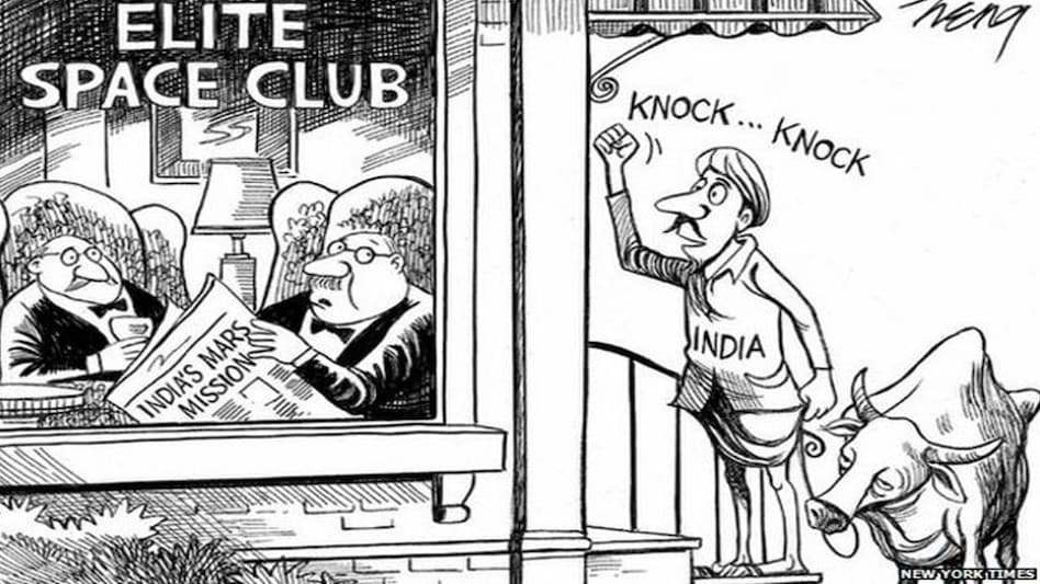 Chandrayaan-3: Social media users dig up old NYT cartoon to take a dig at them Chandrayaan-3: Social media users dig up old NYT cartoon to take a dig at them