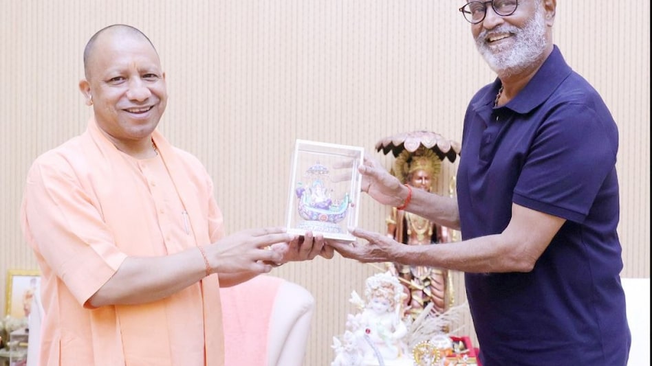 Rajinikanth met Chief Minister Yogi Adityanath in Lucknow Rajinikanth met Chief Minister Yogi Adityanath in Lucknow