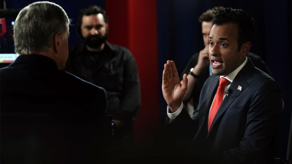 Indian-American entrepreneur Vivek Ramaswamy, 38, collected more than $450,000 in donations in the first hour after the debate. Indian-American entrepreneur Vivek Ramaswamy, 38, collected more than $450,000 in donations in the first hour after the debate.