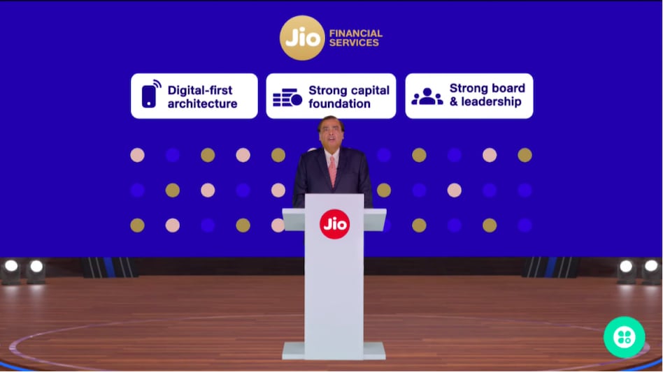 Mukesh Ambani talks about Jio Financial Services' potential at the Reliance AGM 2023 Mukesh Ambani talks about Jio Financial Services' potential at the Reliance AGM 2023