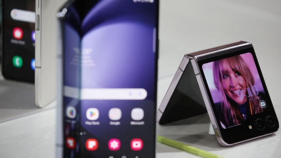 Samsung launched two foldable phones at its Galaxy Unpacked event: Galaxy Z Flip5 and Galaxy Z Fold5 Samsung launched two foldable phones at its Galaxy Unpacked event: Galaxy Z Flip5 and Galaxy Z Fold5
