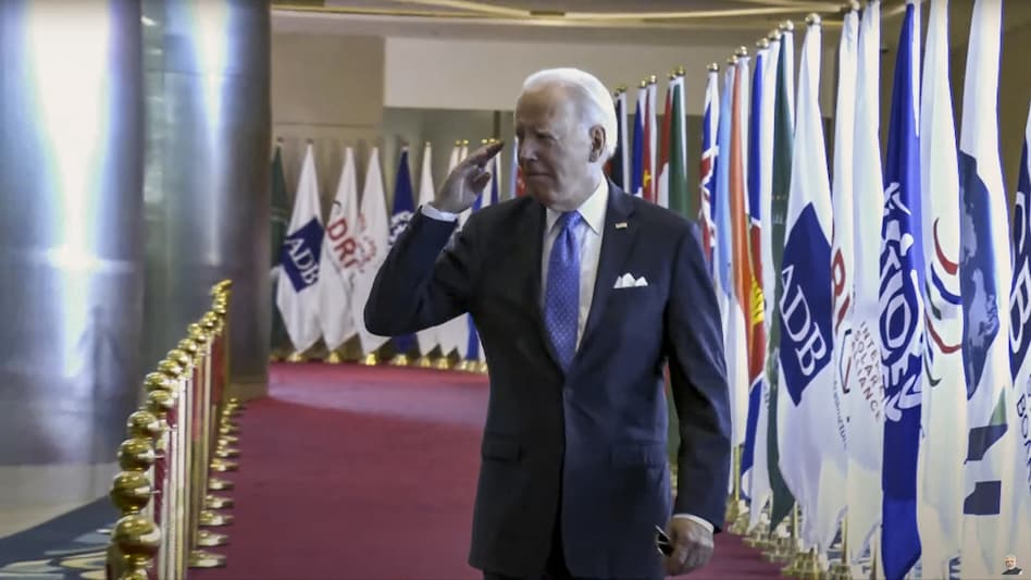 Delhi: US President Joe Biden arrives at the Bharat Mandapam for the G20 Summit in New Delhi Delhi: US President Joe Biden arrives at the Bharat Mandapam for the G20 Summit in New Delhi