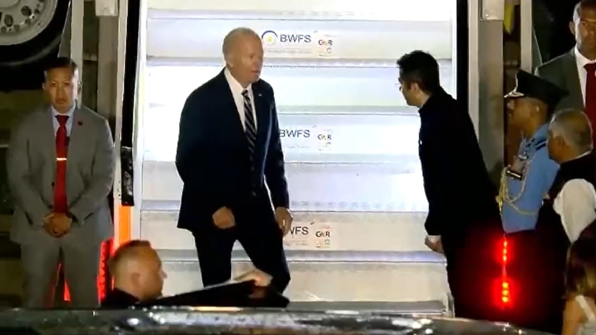 US President Joe Biden arrives in New Delhi for G20 Summit, bilateral meet with PM Modi US President Joe Biden arrives in New Delhi for G20 Summit, bilateral meet with PM Modi