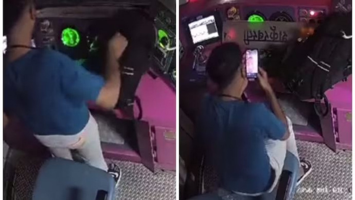 Mathura train mishap: 'Drunk' staffer was busy on phone, kept his bag on throttle; video surfaces