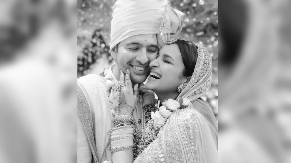 Parineeti Chopra also shared the first pictures from the couple’s big day on her Instagram handle Parineeti Chopra also shared the first pictures from the couple’s big day on her Instagram handle