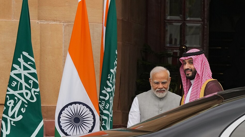 Modi, Mohd Bin Salman meet for India-Saudi Arabia bilateral talks Modi, Mohd Bin Salman meet for India-Saudi Arabia bilateral talks