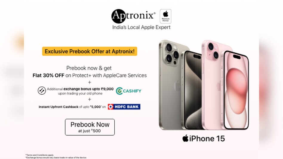 Read till the end for more details on the newly debuted iPhone 15, here is the link for you to prebook & block yours at just Rs 500 Read till the end for more details on the newly debuted iPhone 15, here is the link for you to prebook & block yours at just Rs 500