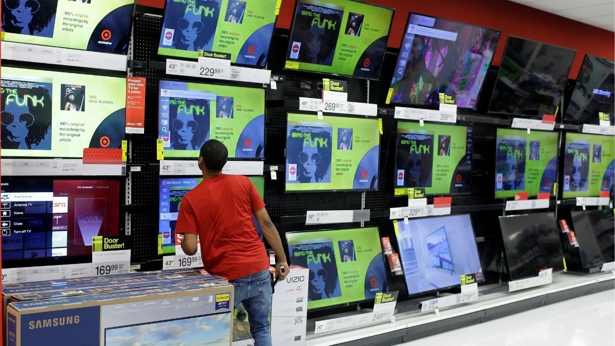 TVs are witnessing a surge in demand (image: Reuters) TVs are witnessing a surge in demand (image: Reuters)