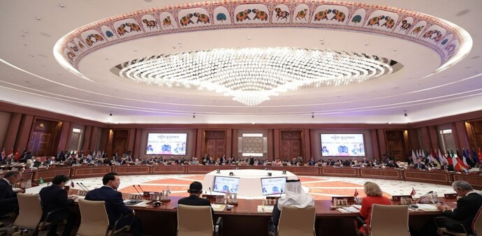 The development comes as the leaders from the world's wealthiest nations came together in New Delhi for the G20 Summit The development comes as the leaders from the world's wealthiest nations came together in New Delhi for the G20 Summit
