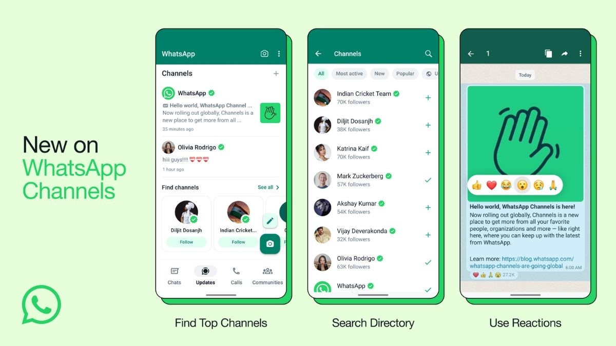WhatsApp Channels serve as a one-way broadcast tool for all users WhatsApp Channels serve as a one-way broadcast tool for all users