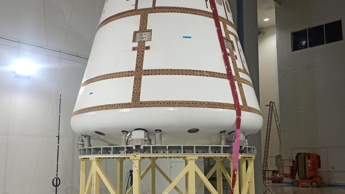 The LVM3 rocket, the heavy lift launcher of Isro, has been identified as the launch vehicle for the Gaganyaan mission. The LVM3 rocket, the heavy lift launcher of Isro, has been identified as the launch vehicle for the Gaganyaan mission.
