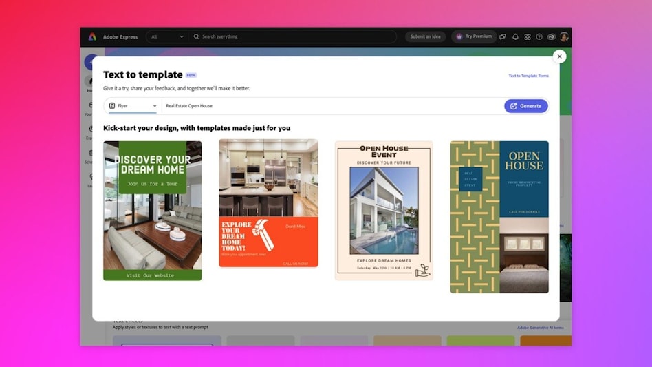 Adobe's new AI models can create vector graphics and design templates using text prompts Adobe's new AI models can create vector graphics and design templates using text prompts